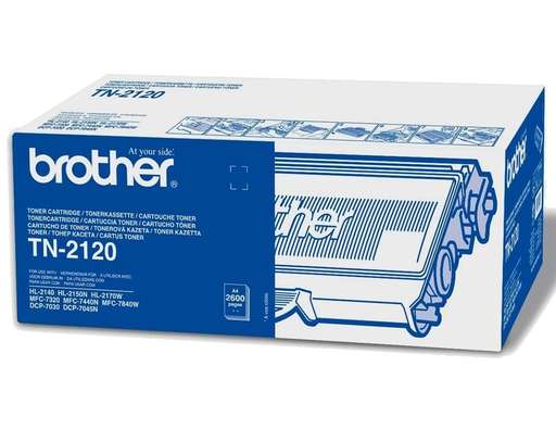 [DE-LTBR-1135] Brother TN-2120 Black High-Yield Toner Cartridge – 2,600 Pages (84439990)