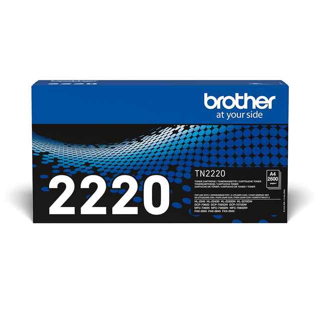 [DE-LTBR-1140] Brother TN-2220 High-Yield Black Toner Cartridge – 2,600 Pages (84439990)