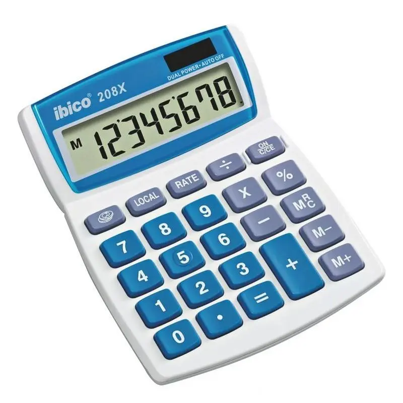 Ibico 208X 8-Digit Desktop Calculator (IB410147)