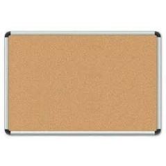 [DA-CB-90039] Dahle 90039-15022 Natural Cork Notice Board with Wooden Frame – 90 × 120 cm, Single Pack (844399)