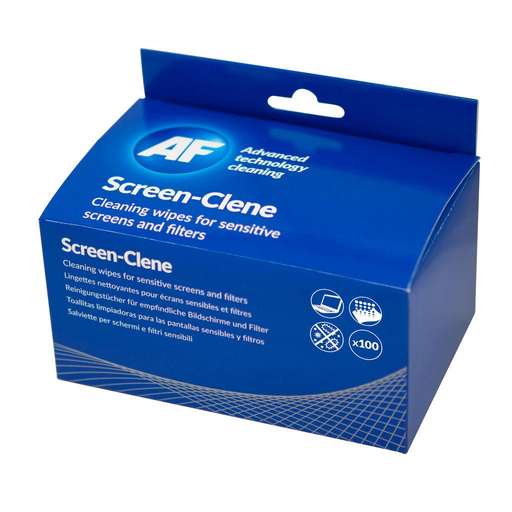 [ECS-CC-1400] AF International Screen-Clene Duo Wet & Dry Display Cleaning Wipes, 20 Pairs (SCR020) [3402.90]