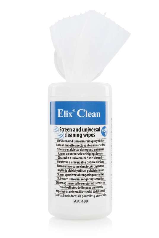 [ECS-CC-1000] ELIX Clean Disposable Cleaning Cloths 100pcs – Tub (489.100.000 D)