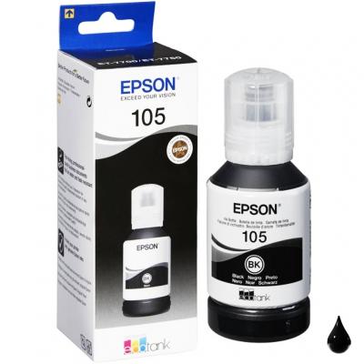 Epson 105 EcoTank Pigment Black Ink Bottle – 140ml [C13T00Q140]