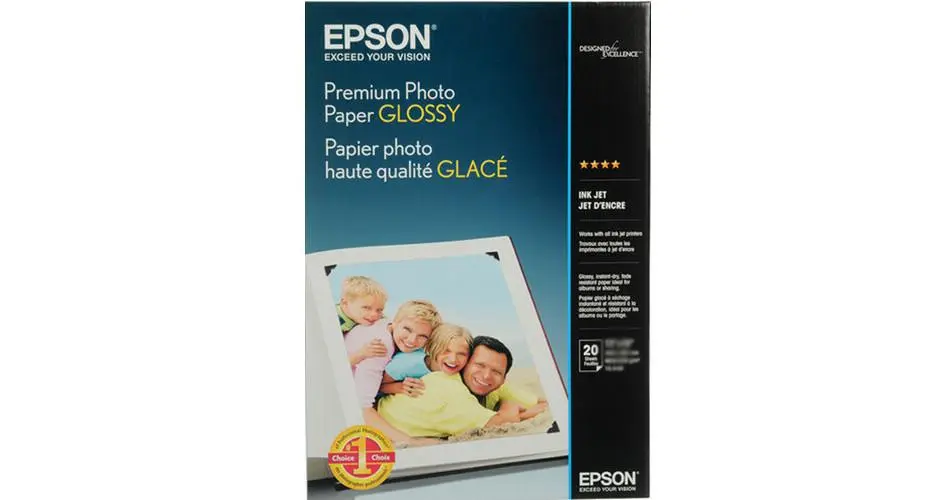 Epson Premium Glossy Photo Paper – 4" × 7.1", 20 Sheets [S042109]