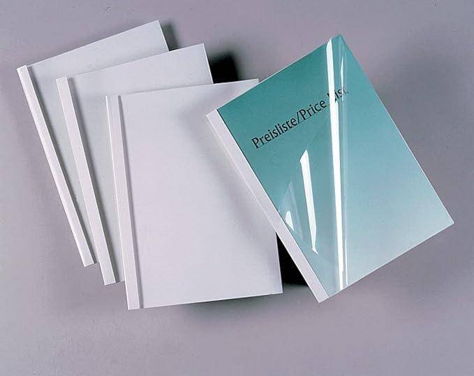 [ACR-BMT-370045] GBC Standard ThermaBind™ Covers A4 6mm White Pack of 100