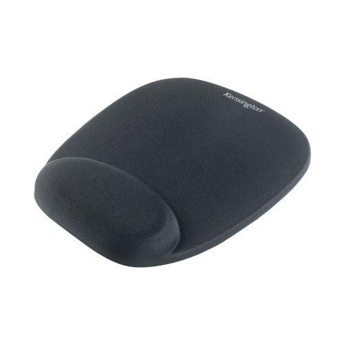 Kensington Foam Mouse Pad with Integrated Wrist Support Black (62384)