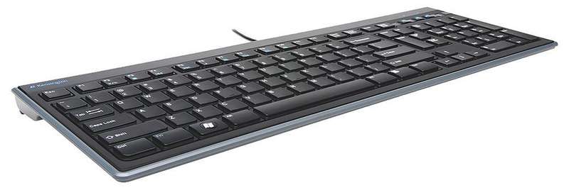 [ACK-KB-72357] Kensington AdvanceFit Full-Size Slim Keyboard Black (K72357UK)