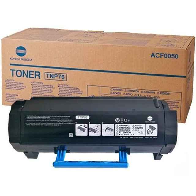 Konica Minolta bizhub TNP-76 Black Toner Cartridge, ACF0050, 12,000 Pages (844399)