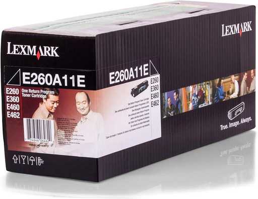 [MB-LTLE-E260A11] Lexmark E260 / E360 / E460 Black Return Program Toner Cartridge E260A11E (3,500 Pages) (844399)
