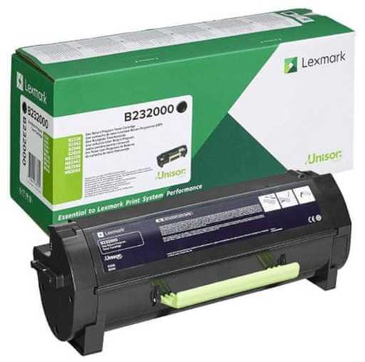 [MB-LTLE-B232000] Lexmark B232000 Black Return Program Toner Cartridge (3,000 Pages) (844399)