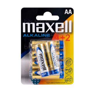 [MA-BA-LR06S] Maxell LR06 (AA) Alkaline 4+2 Pack