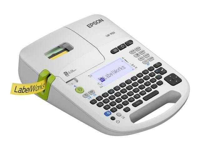 [EP-LABELW-700] Epson LabelWorks LW-700 Handheld and PC-Connected Label Printer – USB, 24 mm Maximum Tape Width [84433210]