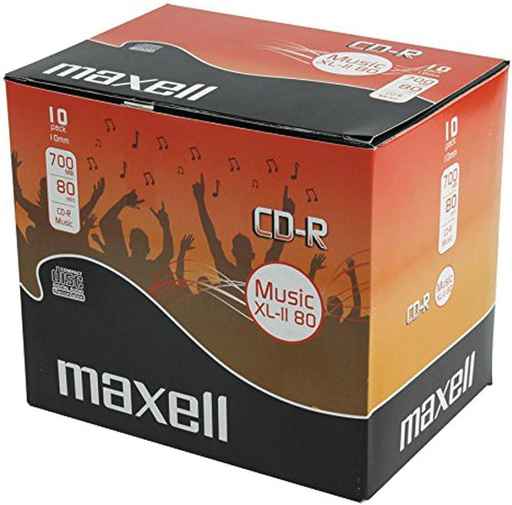 [MA-CD-1075] Maxell Music CD-R 80-Minute Recordable Discs
