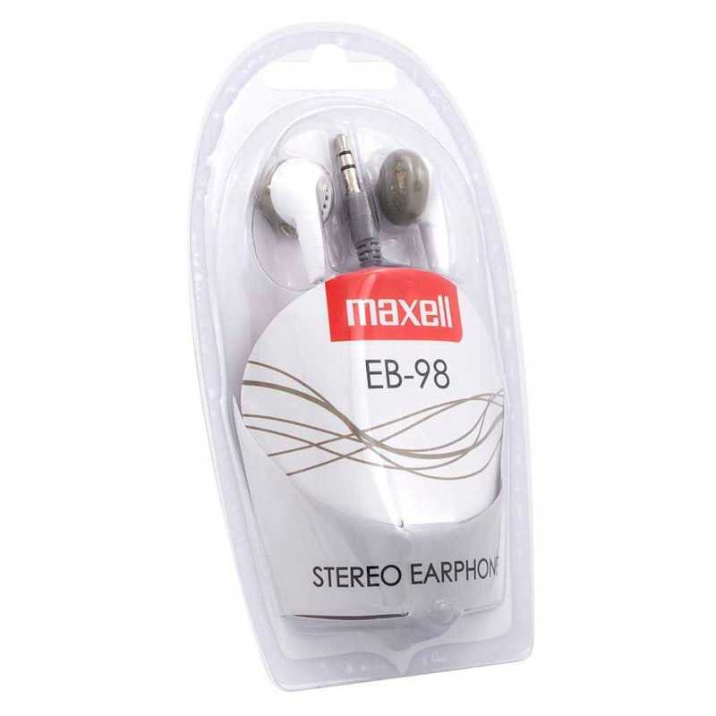 [MA-HP-EB98W] Maxell EB-98 Stereo Earbuds (White)