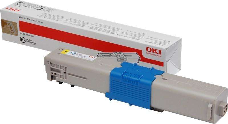 [MB-LTOK-C301Y] OKI C301dn / C321dn / MC332dn / MC342dn Original Yellow Toner Cartridge 44973533 (1,500 Pages) (844399)