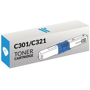 [ES-LTOKC-321C] OKI C321dn Compatible Cyan Toner Cartridge (844399)