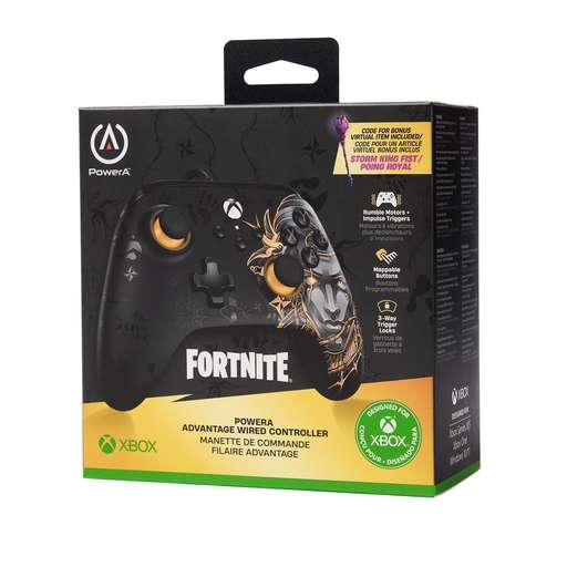 [PA-XBGP0238] PowerA Advantage Wired Controller for Xbox Series X|S – Fortnite Midas (XBGP0238-02) (950450)