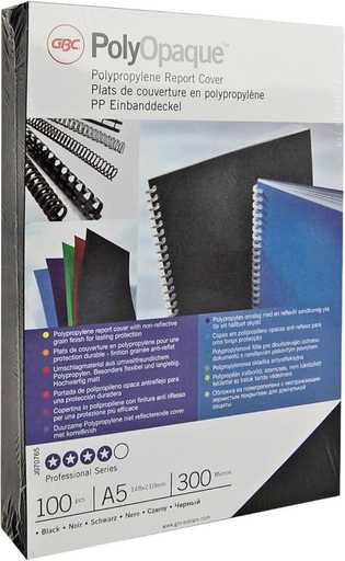 GBC PolyOpaque™ Binding Covers A4 300 Micron Dark Blue Pack of 100 (IB387265)
