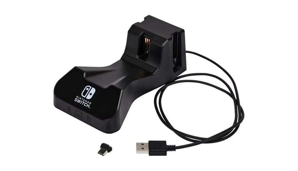 [PA-1525991] PowerA Controller Charging Base for Nintendo Switch, Black (1525991-01) (850440)
