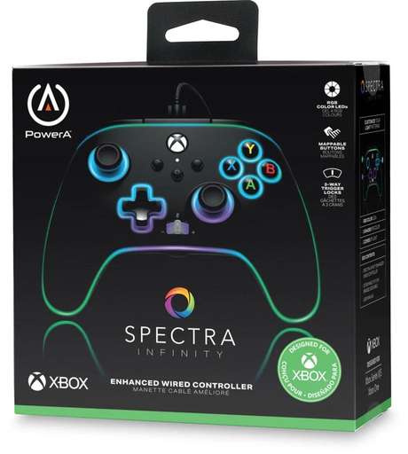 [PA-XBGP0140] PowerA Spectra Infinity Enhanced Wired Controller for Xbox Series X|S (1522360-01) (950450)
