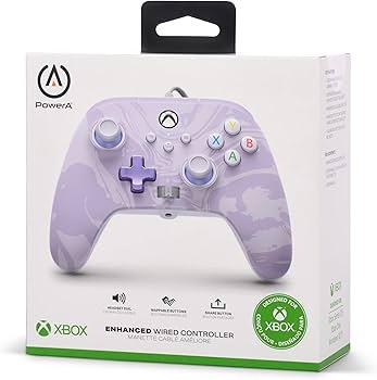 [PA-XBGP0001] PowerA Enhanced Wired Controller for Xbox Series X|S – Lavender Swirl (XBGP0001-01) (950450)