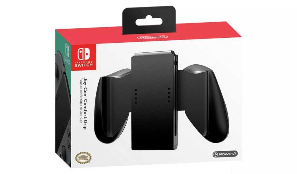 [PA-1501064] PowerA Joy-Con Comfort Grip for Nintendo Switch, Black (950450)