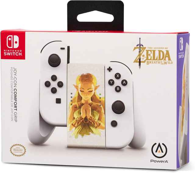 [PA-NSAC0059] PowerA Joy-Con Comfort Grip for Nintendo Switch – Princess Zelda (NSAC0059-01) (950490)