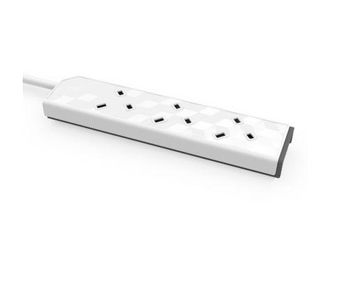 [CC-PSTRP-10322] Power Strip Extension Lead with Surge Protection (1m Cable)