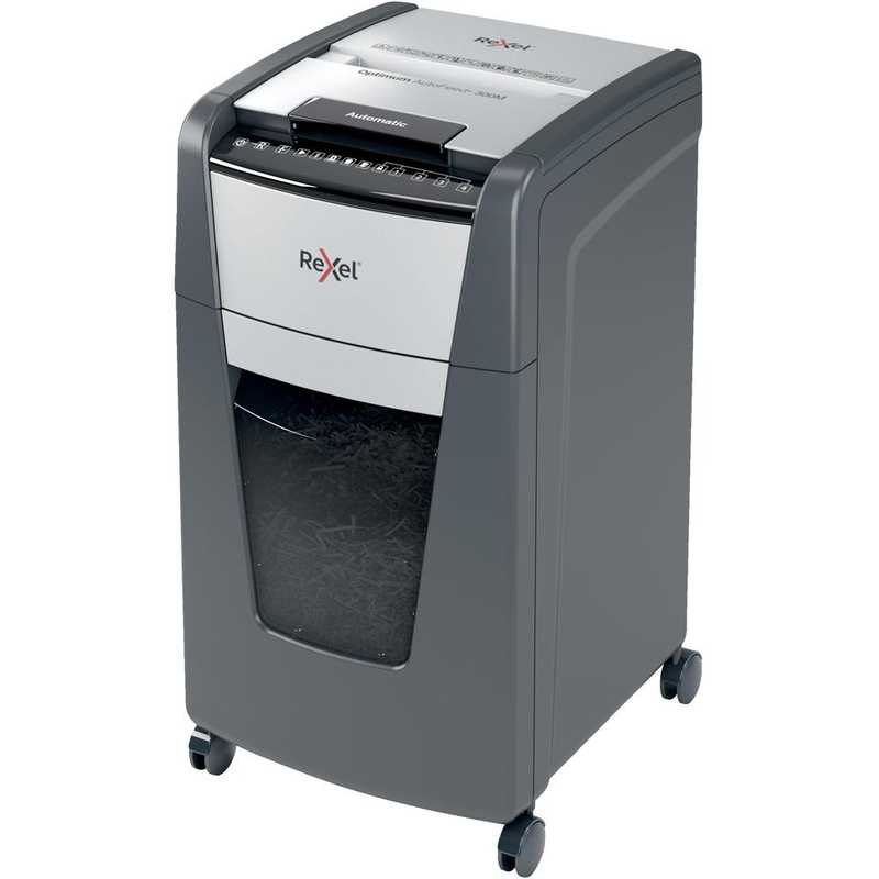 [ACR-SHX-2104300] Rexel Optimum AutoFeed+ 300M Automatic Micro-Cut Paper Shredder (P-5 Security)
