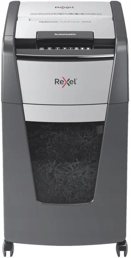 [ACR-SHX2020225X] Rexel Optimum AutoFeed+ 225X Automatic Cross-Cut Paper Shredder (2020225XEU)