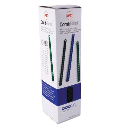 GBC CombBind™ Plastic Binding Combs A4 10mm Blue Pack of 100 (4028235U)
