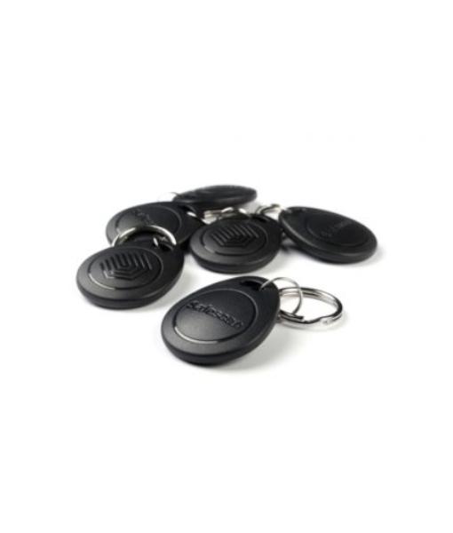 [SS-RF-110] Safescan RF-110 RFID Key Fobs, 125 kHz, Black, Pack of 25 (847010)