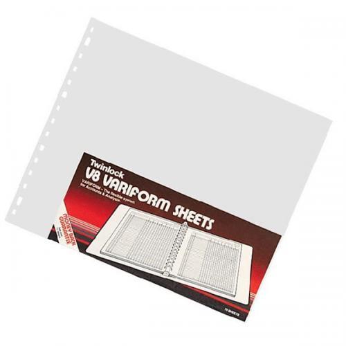 Twinlock Variform V8 32 Column Cash Refill Sheets (75986)