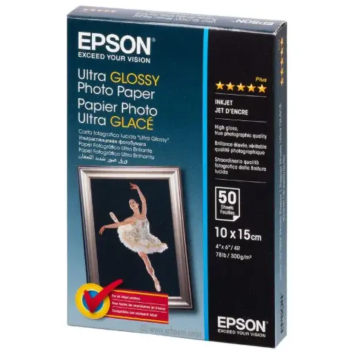 [EP-IPEP-S041735] Epson DURABrite Glossy Photo Paper – 100 × 150mm, 50 Sheets [S041735]