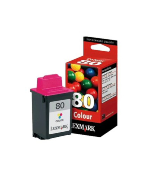 Lexmark 12A1980 (80) Colour ink cartridge Lexmark 12A1980 (80) Colour ink cartridge
