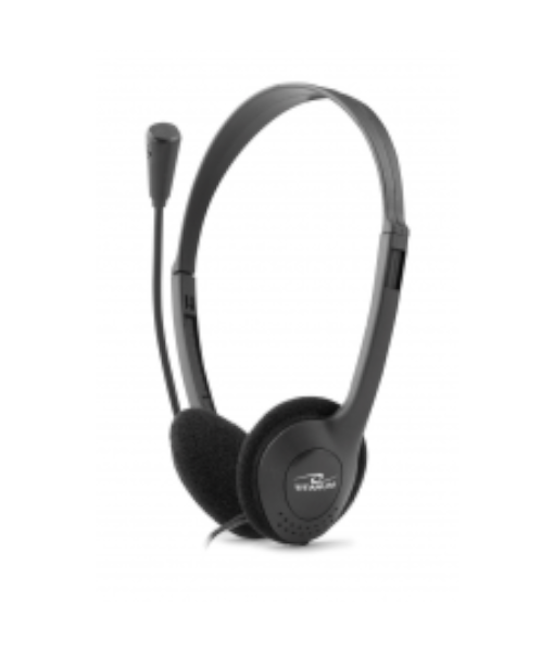 TITANUM STEREO HEADPHONES WITH MICROPHONE RAVE TITANUM STEREO HEADPHONES WITH MICROPHONE RAVE