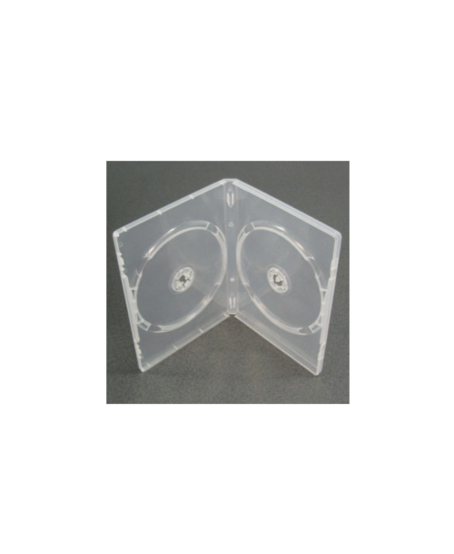 LS CD Case Double 10MM Clear Tray